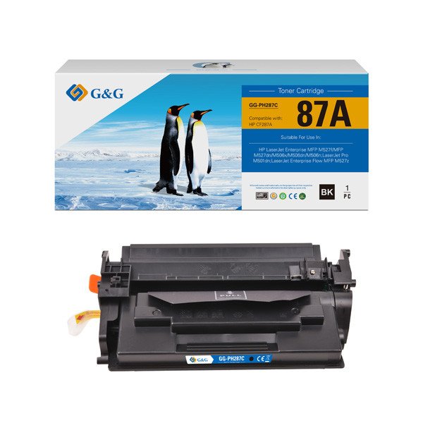 G&G kompatibil. toner s HP CF287A, NT-PH287C, HP 87A, black, 9000str., 930g