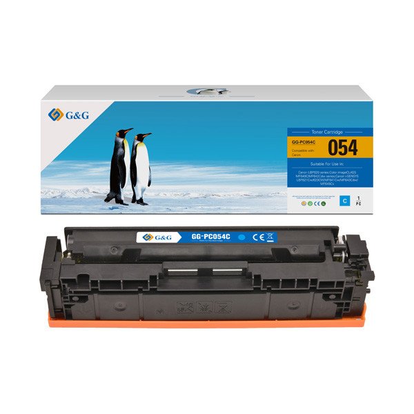 G&G kompatibil. toner s Canon 054C, NT-PC054C, cyan, 1200str.