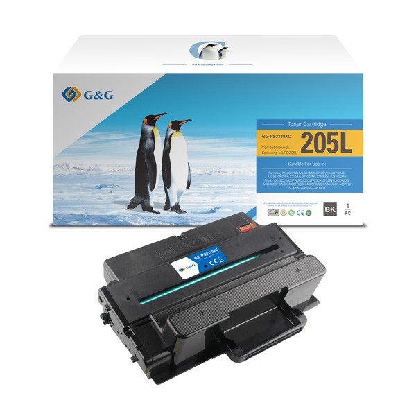 G&G kompatibil. toner s MLT-D205, Samsung MLT-D205, NT-PS3310XC(D205L), black, 5000str.