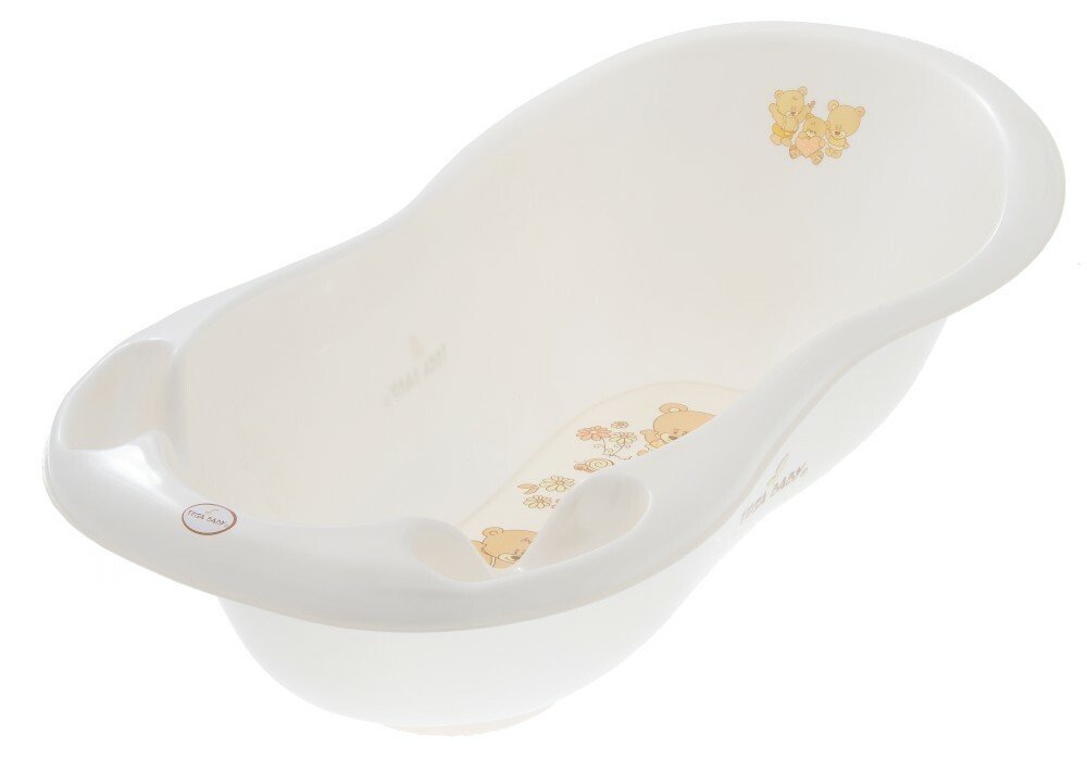 TEGA BABY Vanička veľká Teddy 102cm biela perleť