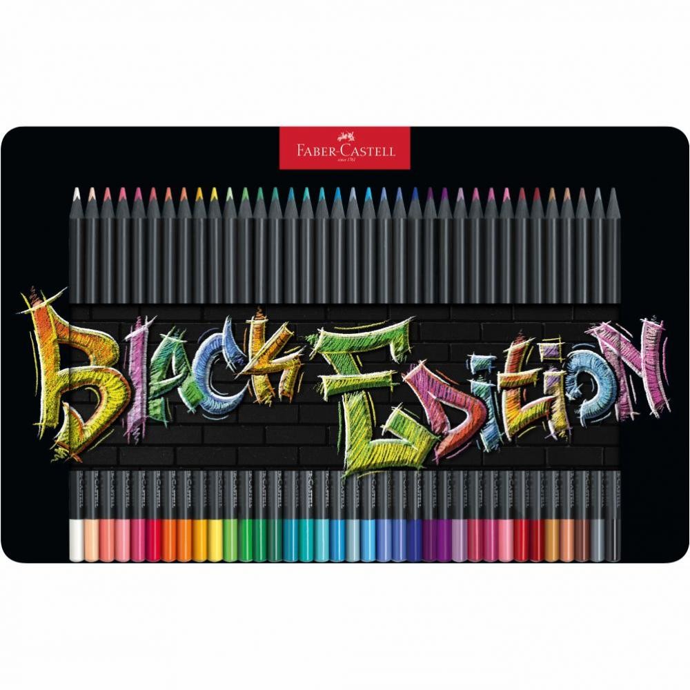 Pastelky Black Edition set plech  36 farebné