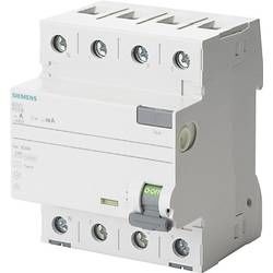 Proudový chránič Siemens 5SV3342-6KL, 4pólový, 25 A, 0.03 A, 400 V