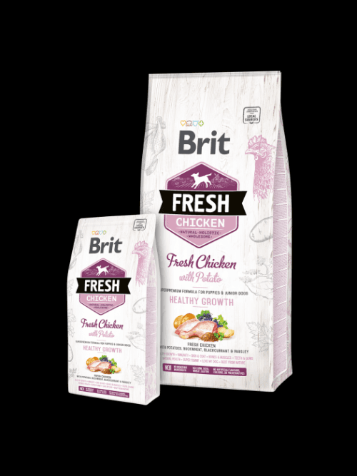 Brit Fresh Chicken with Potato Puppy Healthy Growth 12 kg