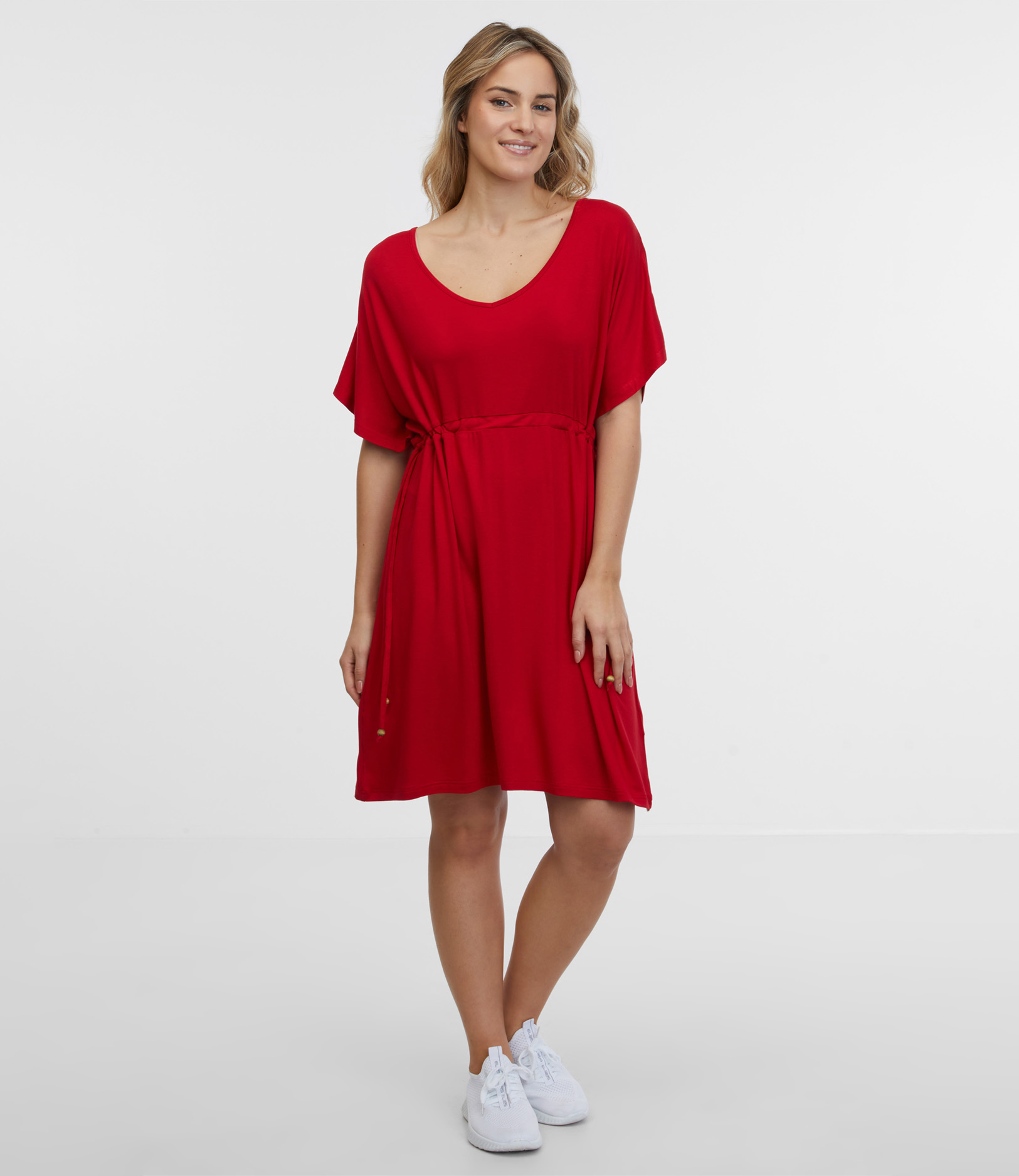 SAM 73 Dámské šaty LEANDRA Červená M/L