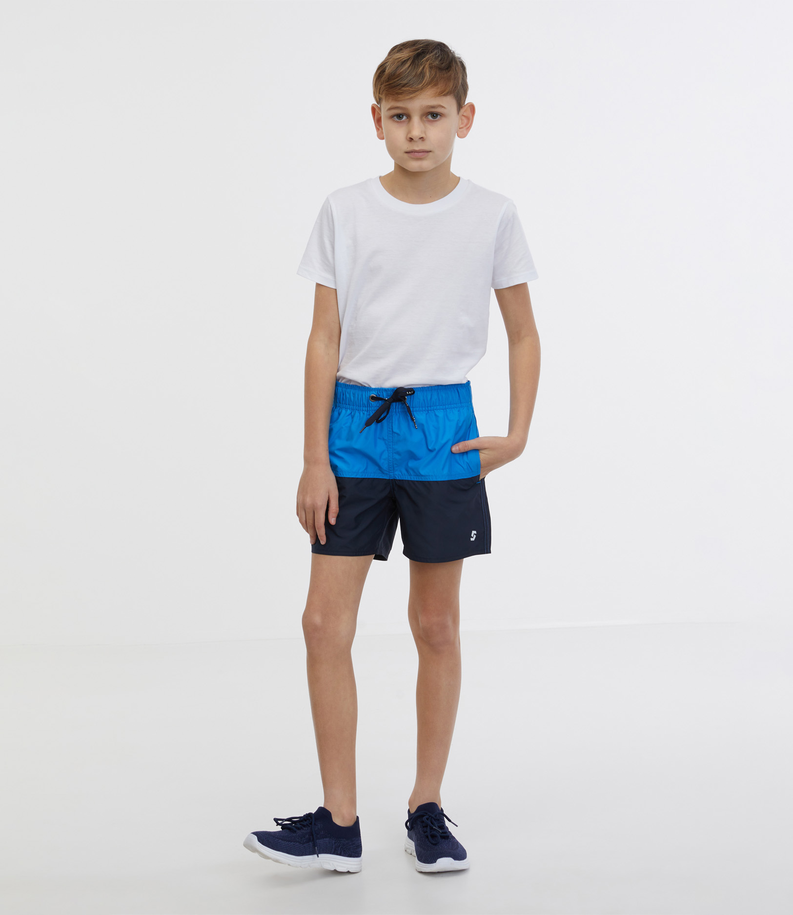 SAM 73 Chlapecké plavecké šortky YODA Modrá 128