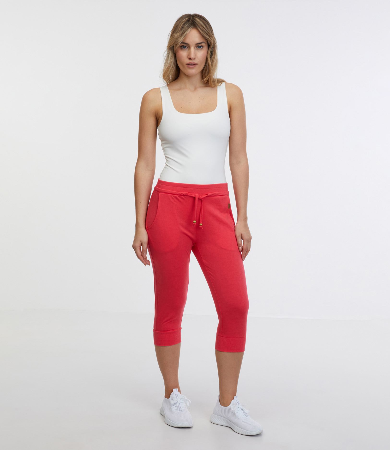 SAM 73 Dámské 3/4 kalhoty CAMILA Červená S