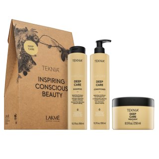 Lakmé Teknia Deep Care Pack sada pro poškozené vlasy 300 ml + 300 ml + 250 ml