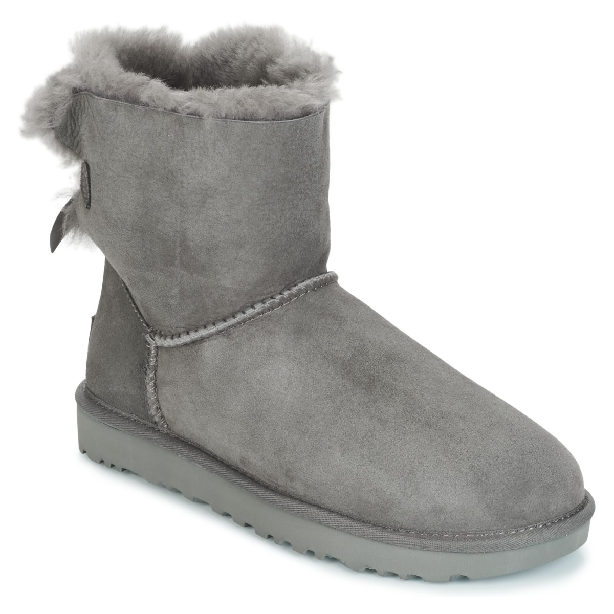 UGG  MINI BAILEY BOW II  Šedá