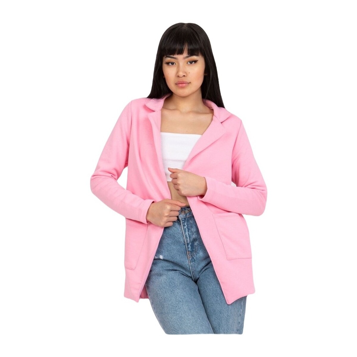 Rue Paris  Dámské sako Salina růžová  Růžová