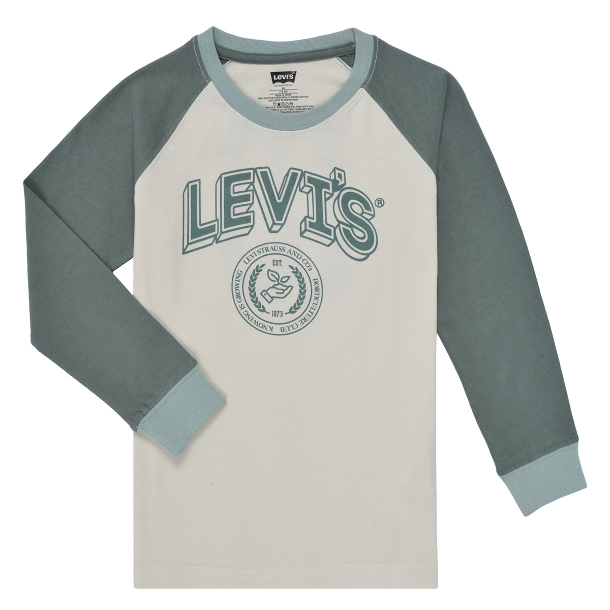 Levis  PREP COLORBLOCK LONGSLEEVE  Bílá