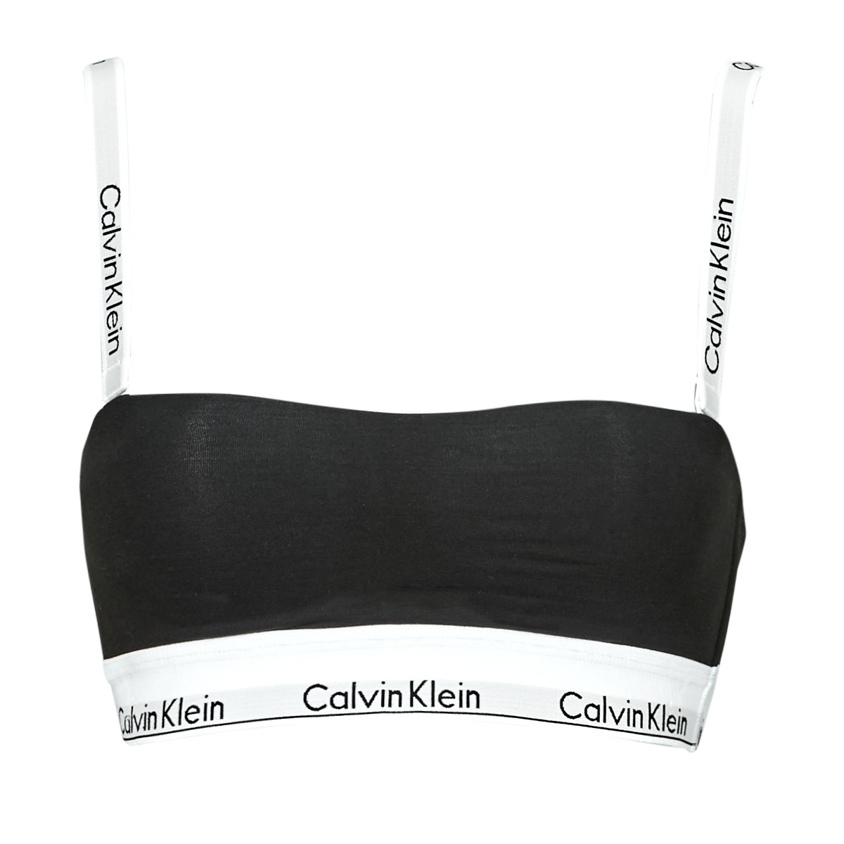 Calvin Klein Jeans  LIGHTLY LINED BANDEAU  Černá