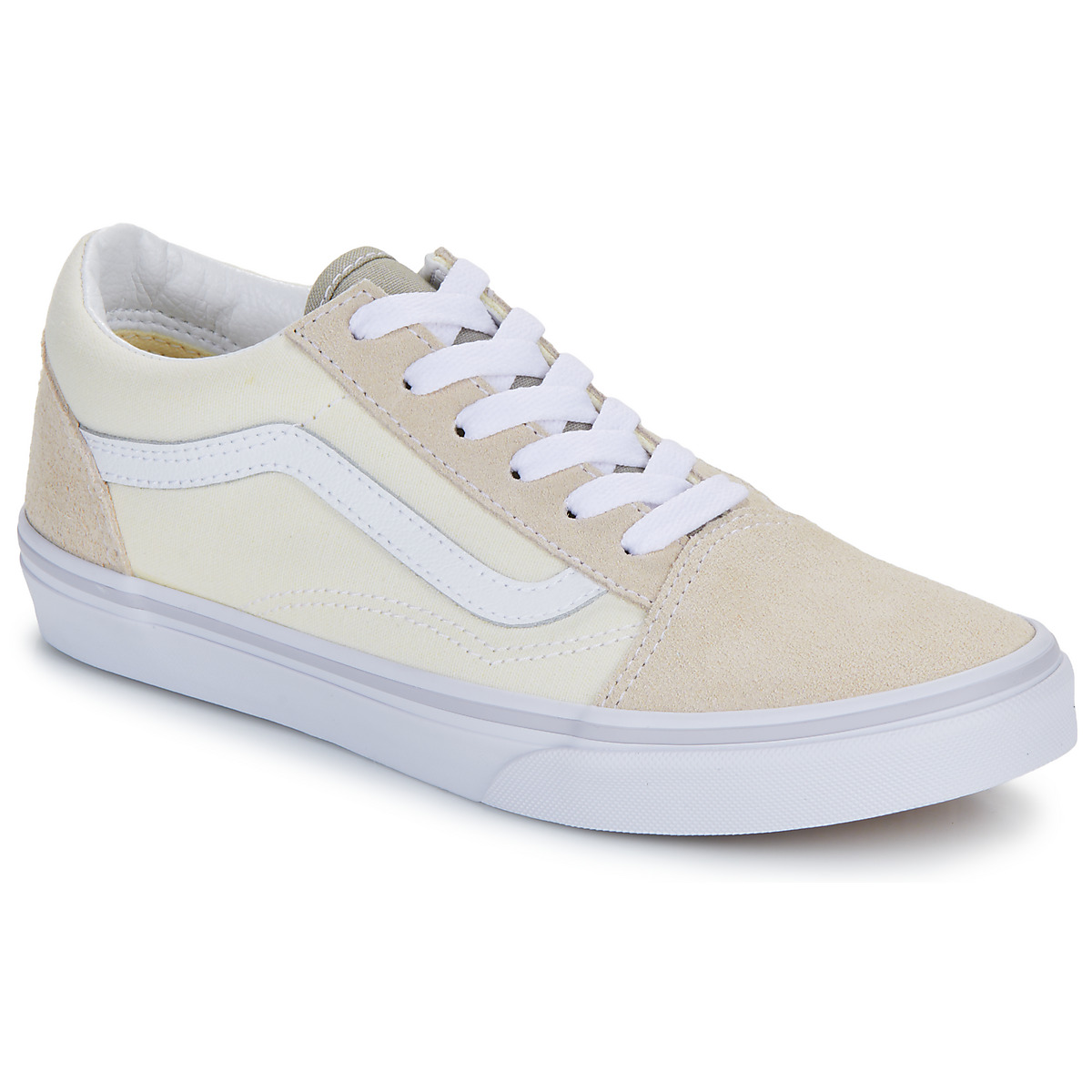 Vans  JN Old Skool NATURAL BLOCK MULTI/TRUE WHITE  Béžová