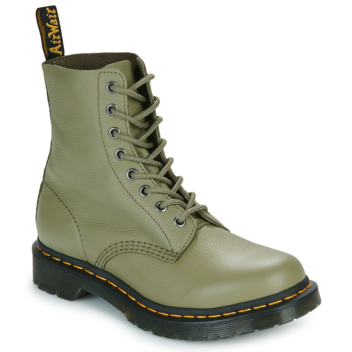 Dr. Martens  1460 Pascal Muted Olive Virginia  Khaki
