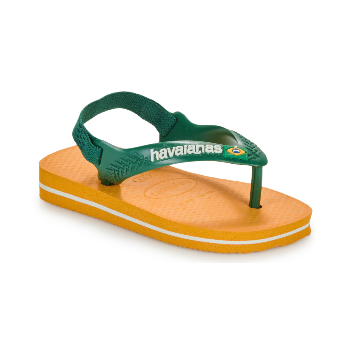 Havaianas  BABY BRASIL LOGO  Žlutá