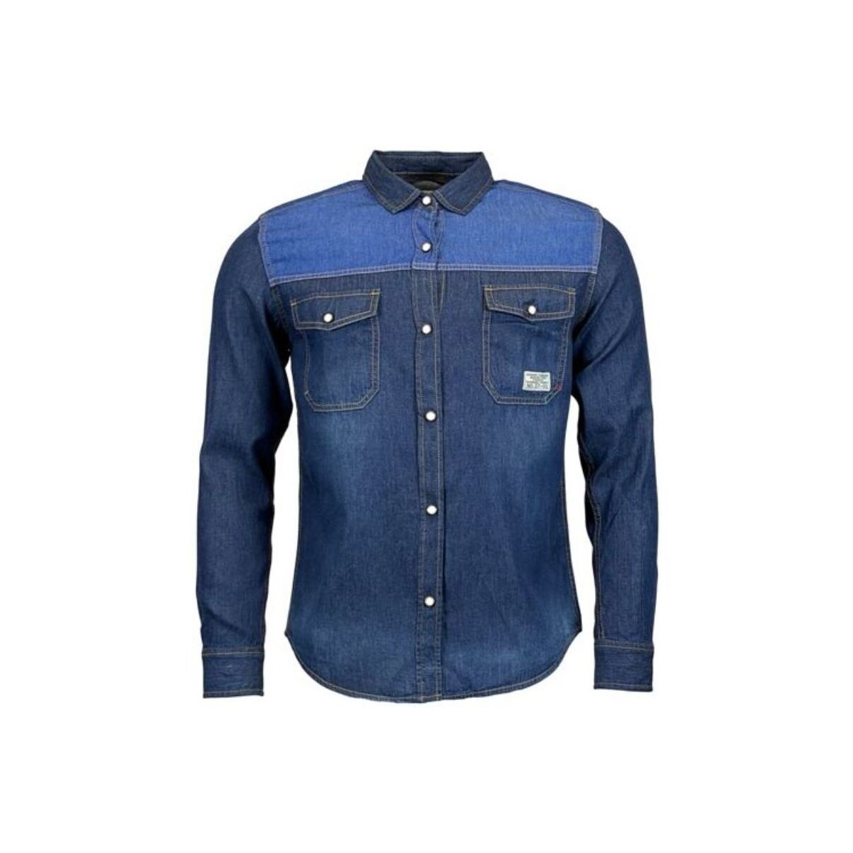 Ekw  Pánská džínová košile s dlouhým rukávem Feiler modrá  Modrá
