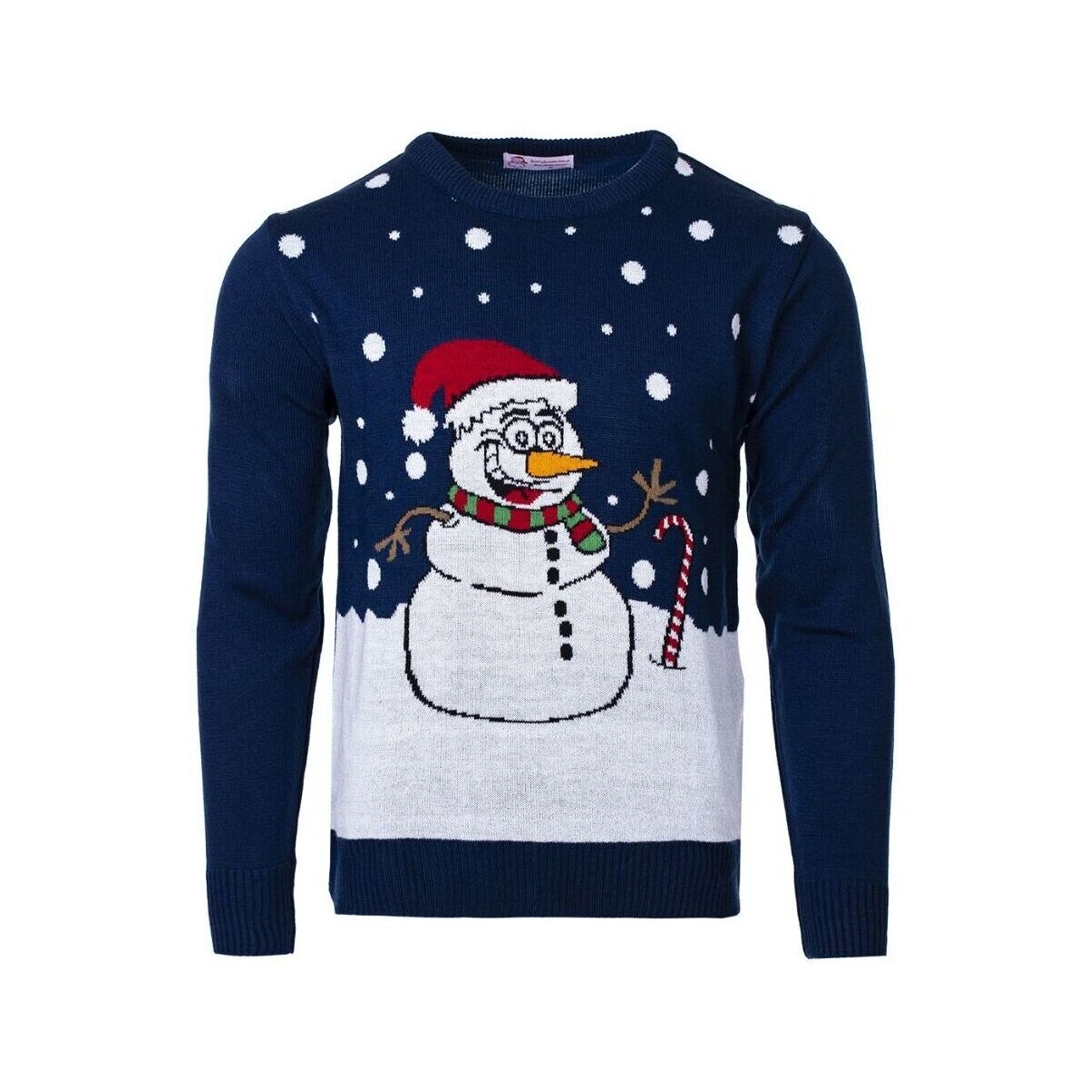 Wayfarer  Vánoční svetr Snowman tmavě modrý  ruznobarevne