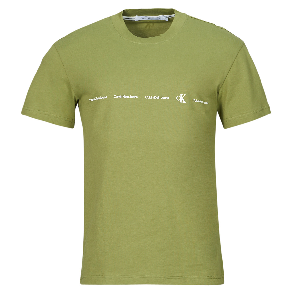 Calvin Klein Jeans  LOGO REPEAT TEE  Khaki