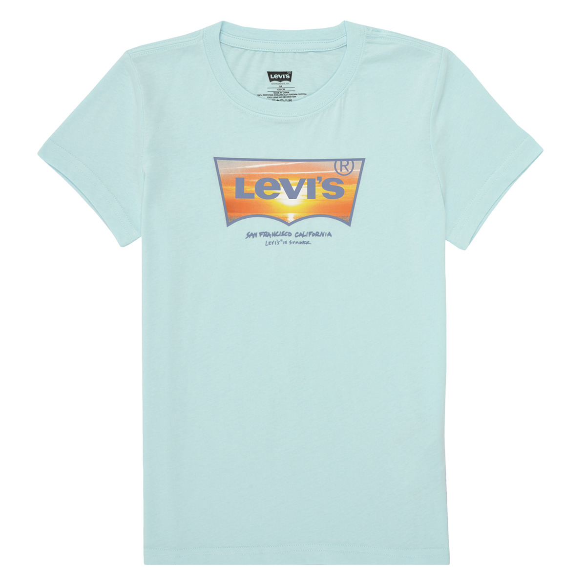 Levis  SUNSET BATWING TEE  Modrá