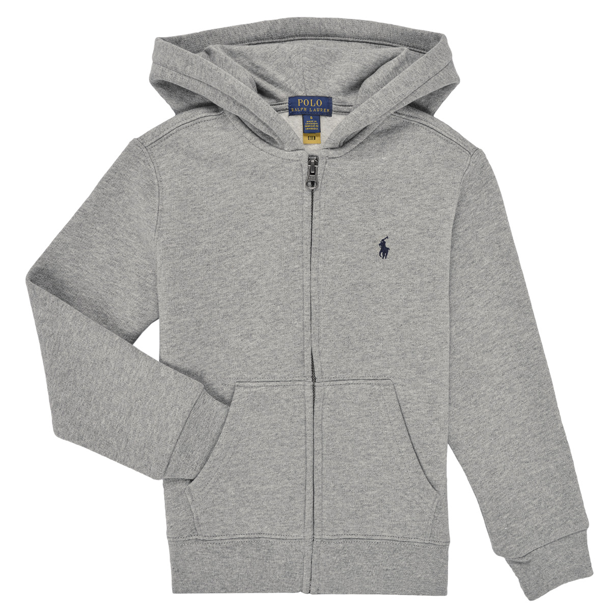 Polo Ralph Lauren  FZ HOOD-TOPS-KNIT  Šedá