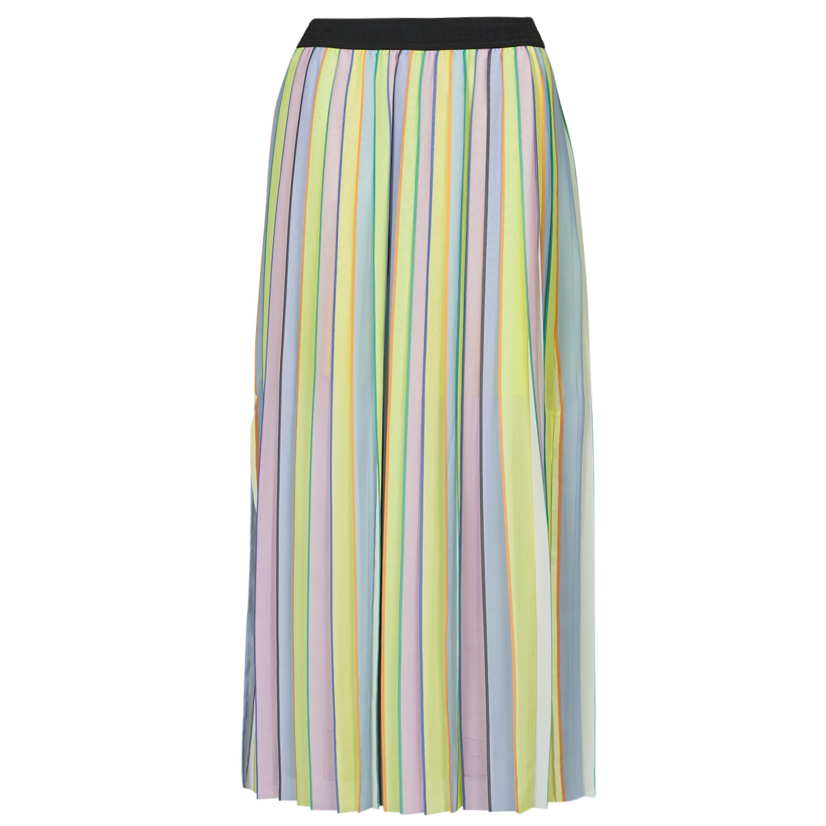 Karl Lagerfeld  stripe pleated skirt  ruznobarevne