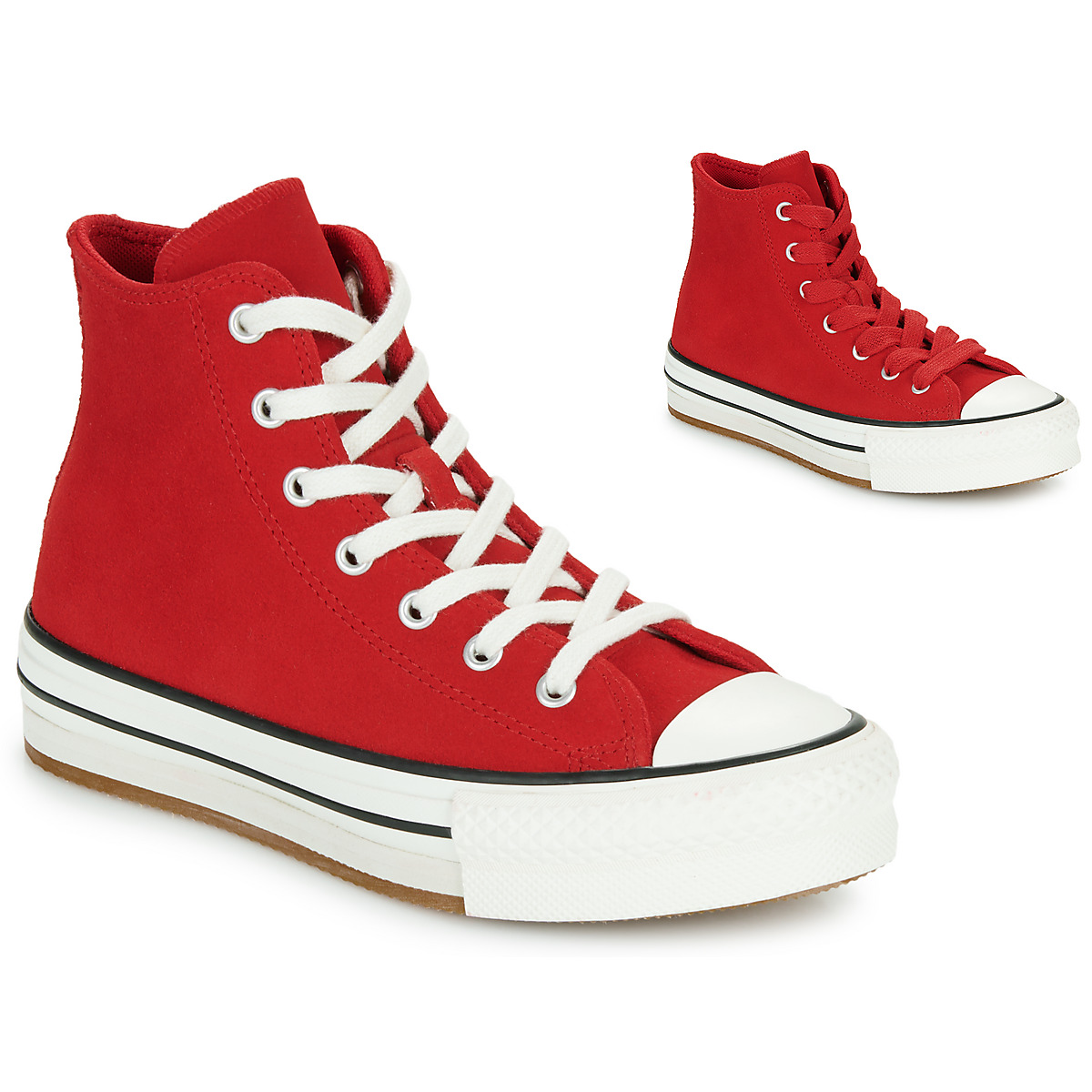 Converse  CHUCK TAYLOR ALL STAR EVA LIFT  Červená