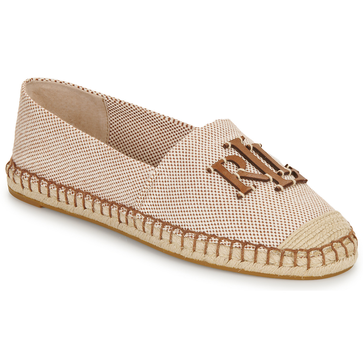 Lauren Ralph Lauren  CAMERYN LOGO-ESPADRILLES-FLAT  Hnědá