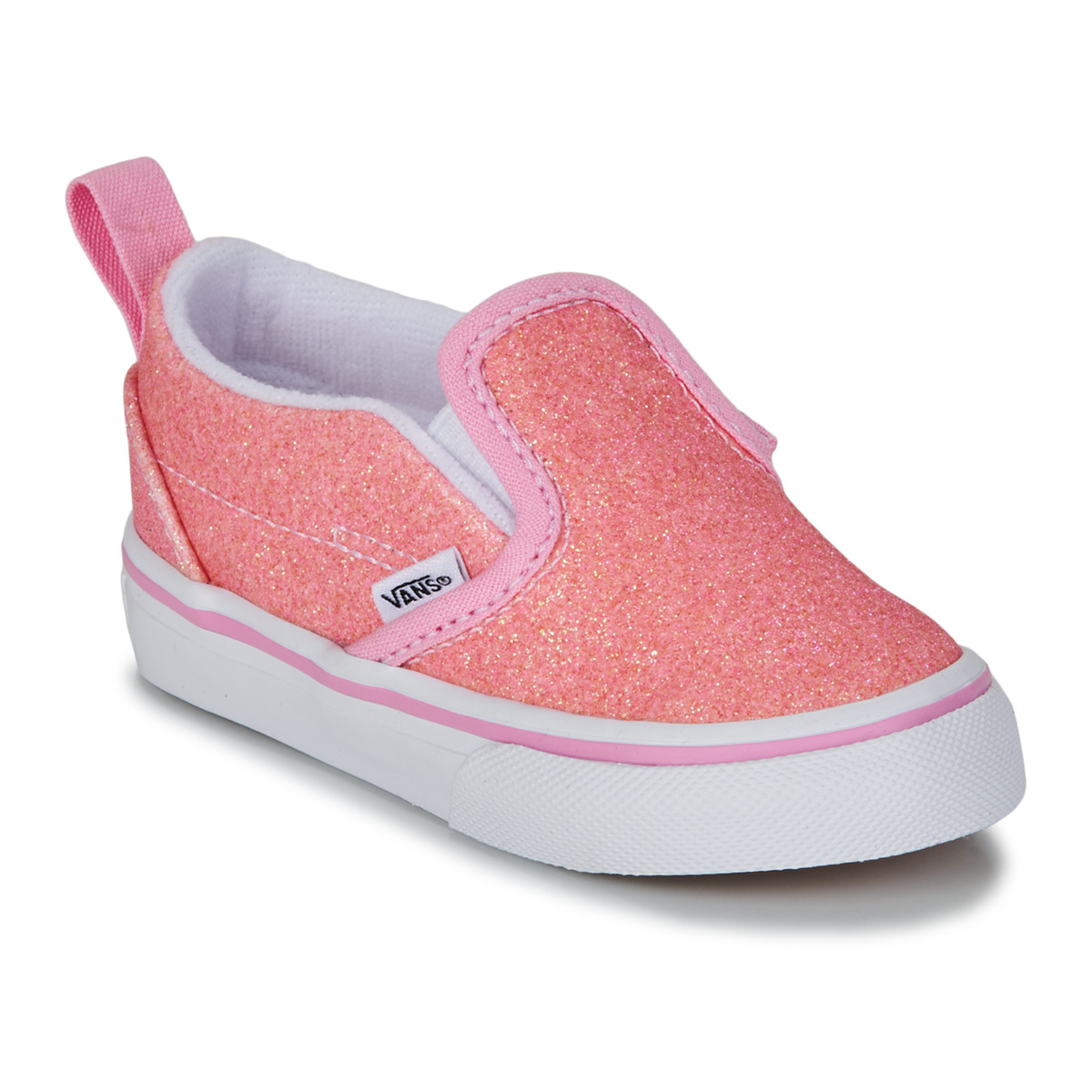 Vans  TD Slip-On V GLITTER PINK  Růžová