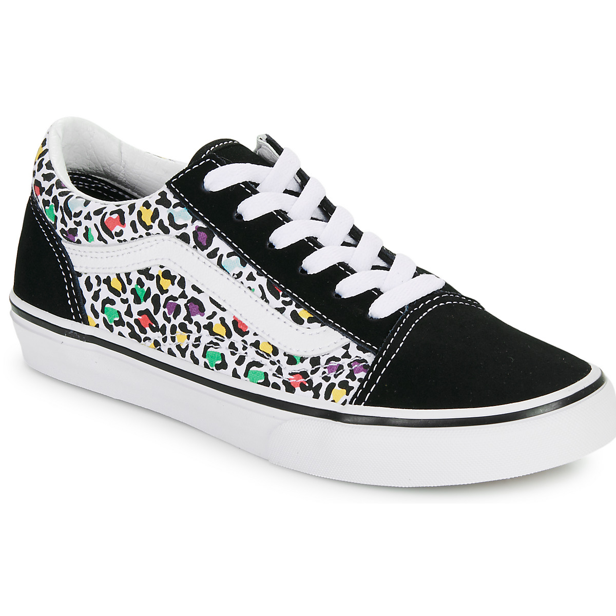 Vans  JN Old Skool ANIMAL POP BLACK/MULTI  Černá