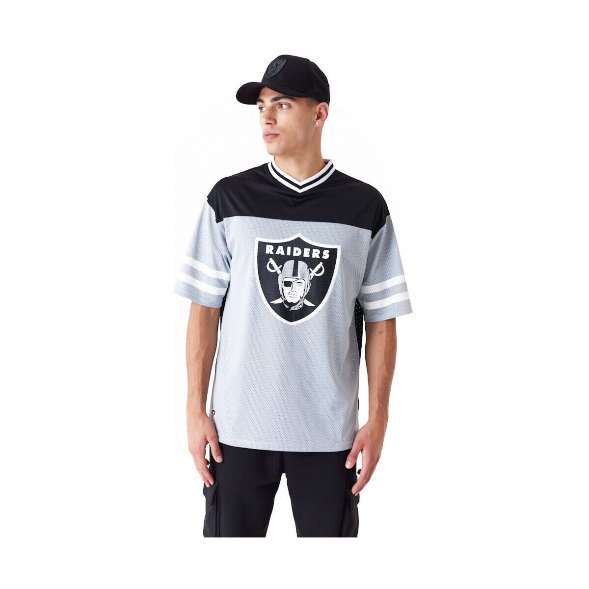 New-Era  Nfl wrdmrk grphc jersey lasrai  Šedá