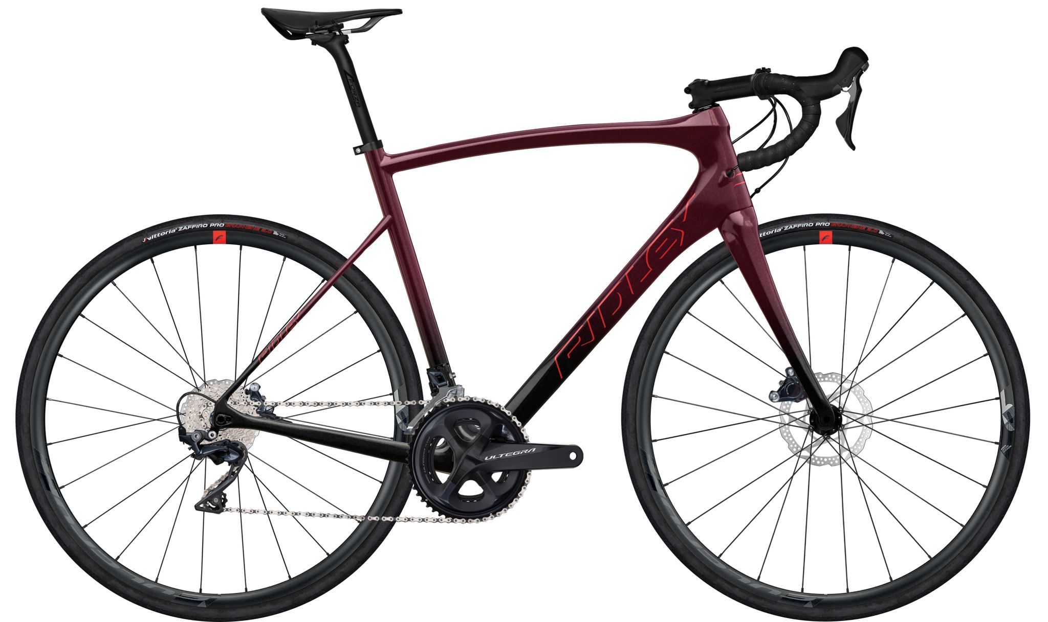 Kolo RIDLEY FENIX SL Disc Ultegra - XS Fade Red/Black