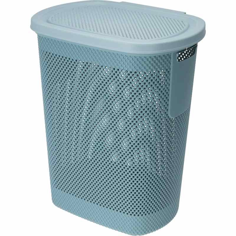 Koš na prádlo s víkem 60 l béžová