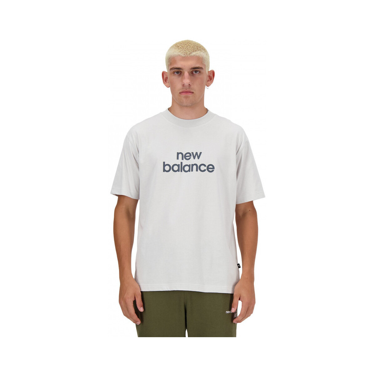 New Balance  Sport essentials linear t-shirt  Bílá