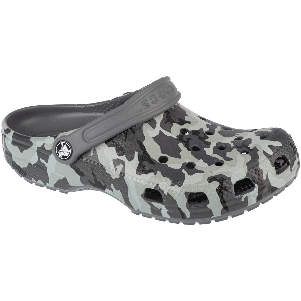 Crocs  Classic Spray Camo Kids Clog  Černá