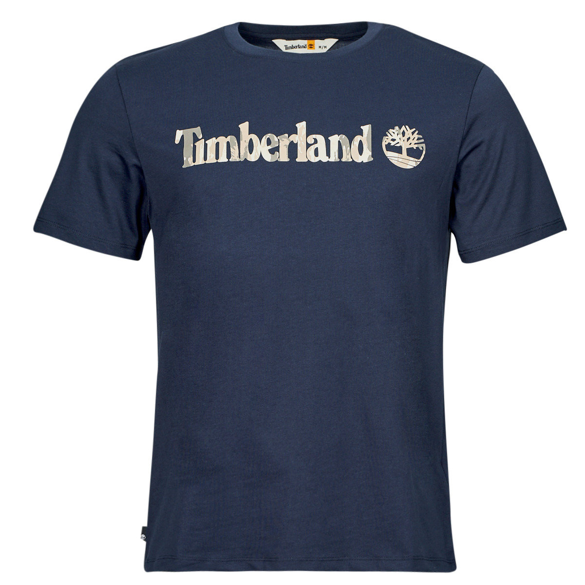 Timberland  Camo Linear Logo Short Sleeve Tee  Tmavě modrá