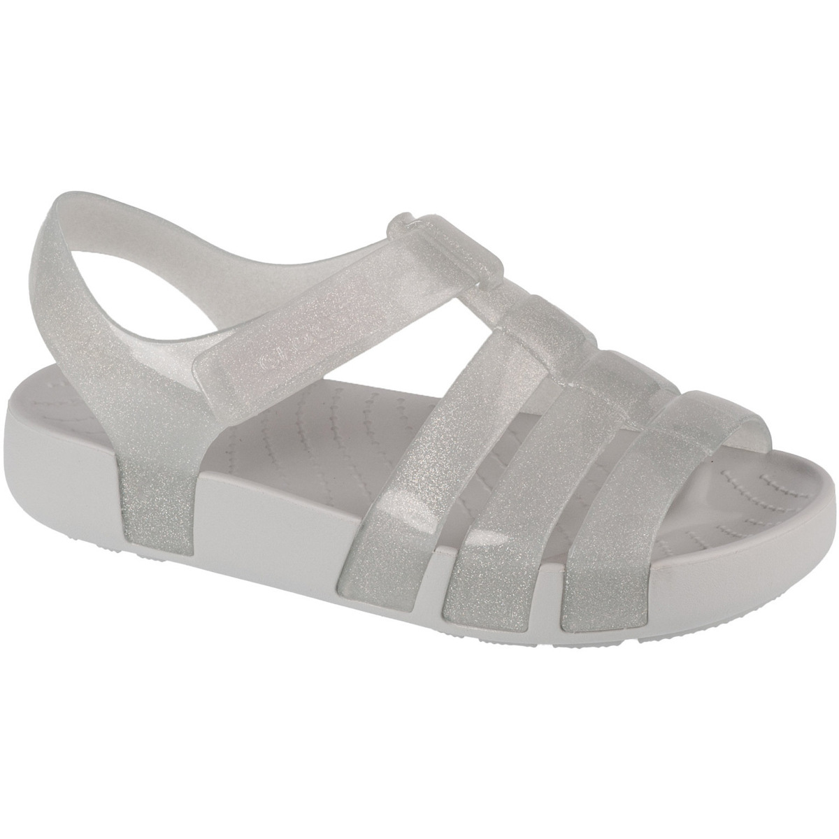 Crocs  Isabella Glitter Kids Sandal  Šedá