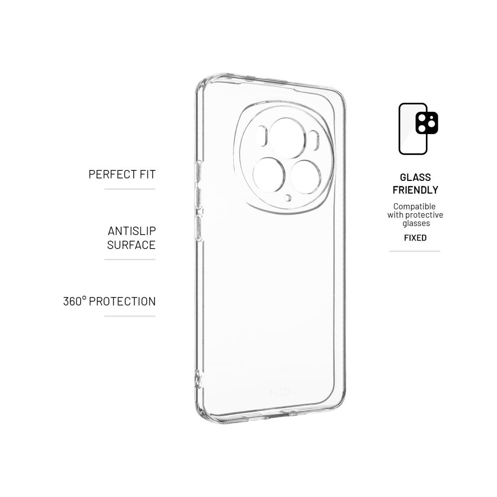 Zadní TPU gelové pouzdro FIXED pro Honor Magic6 Pro, transparentní