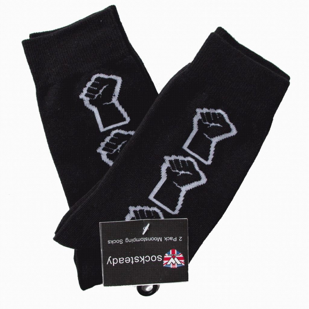 Ponožky Warrior Northern Soul 2 páry - černé, 39-44