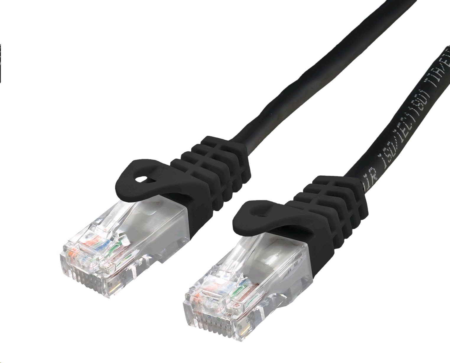 C-TECH Kabel patchcord Cat6, UTP, černý, 5m