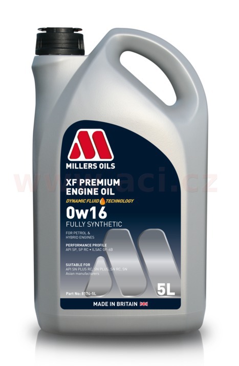 Motorový olej 0W-16 MILLERS OILS XF PREMIUM - 5L
