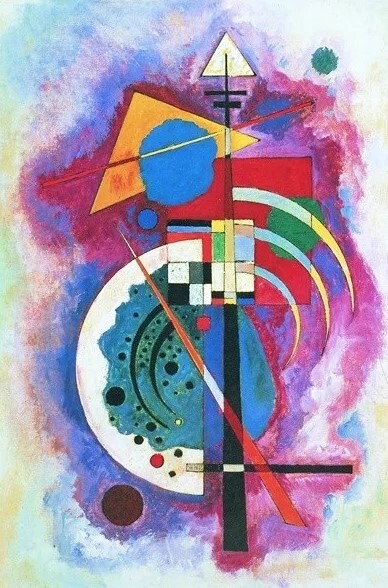MIGNECO&SMITH Umělecký tisk Pocta Grohmannovi, Vasilij Kandinsky, (60 x 90 cm)