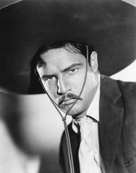 BRIDGEMAN IMAGES Umělecká fotografie Marlon Brando, Viva Zapata ! 1952 Directed By Elia Kazan, (30 x 40 cm)