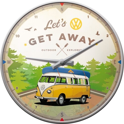 Postershop Volkswagen VW Bulli - Let‘s Get Away