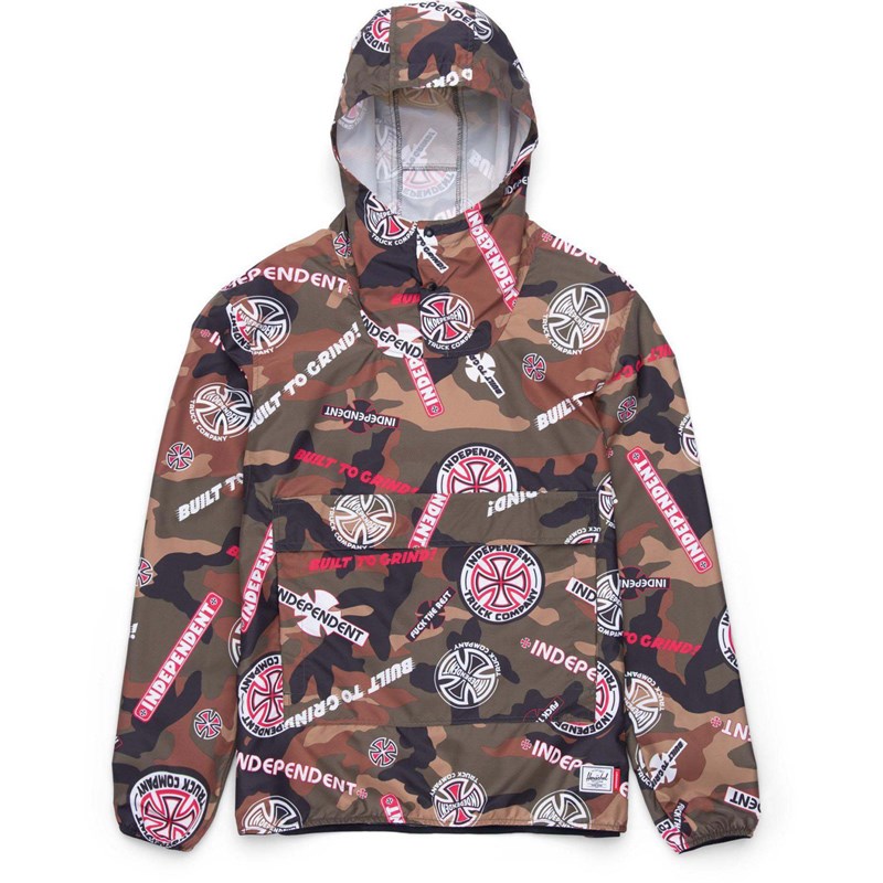 bunda HERSCHEL - Mens Voyage Hip Pack Anorak Indy Camo Multi (00444)