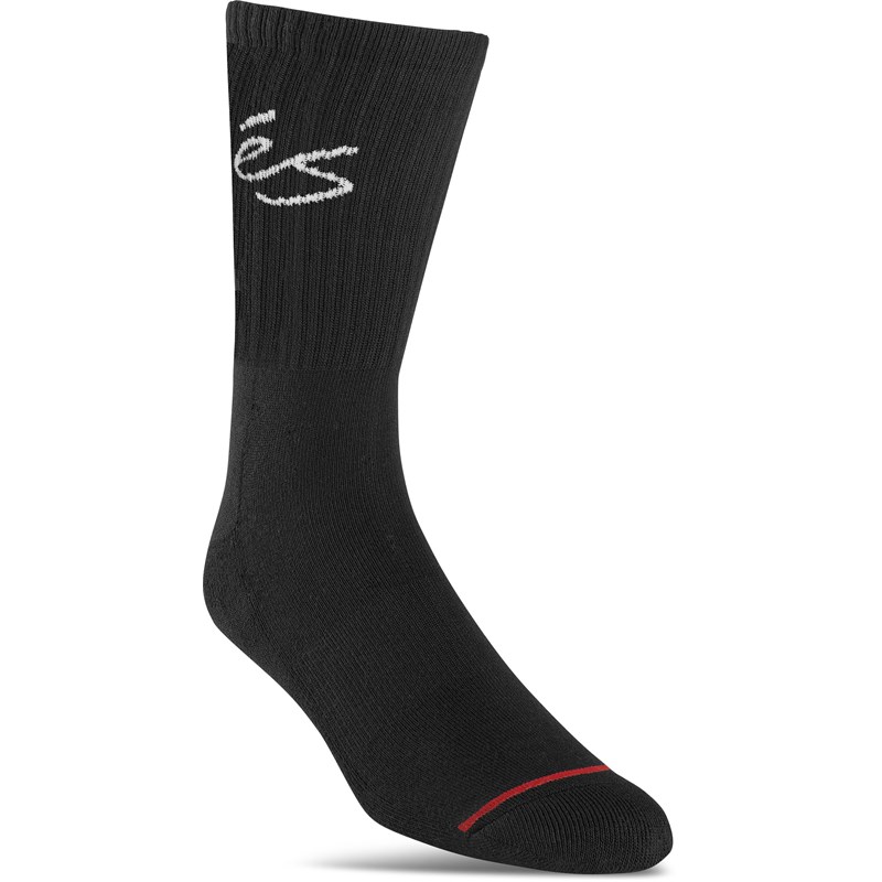 ponožky ES - Script Crew Sock Black (001)