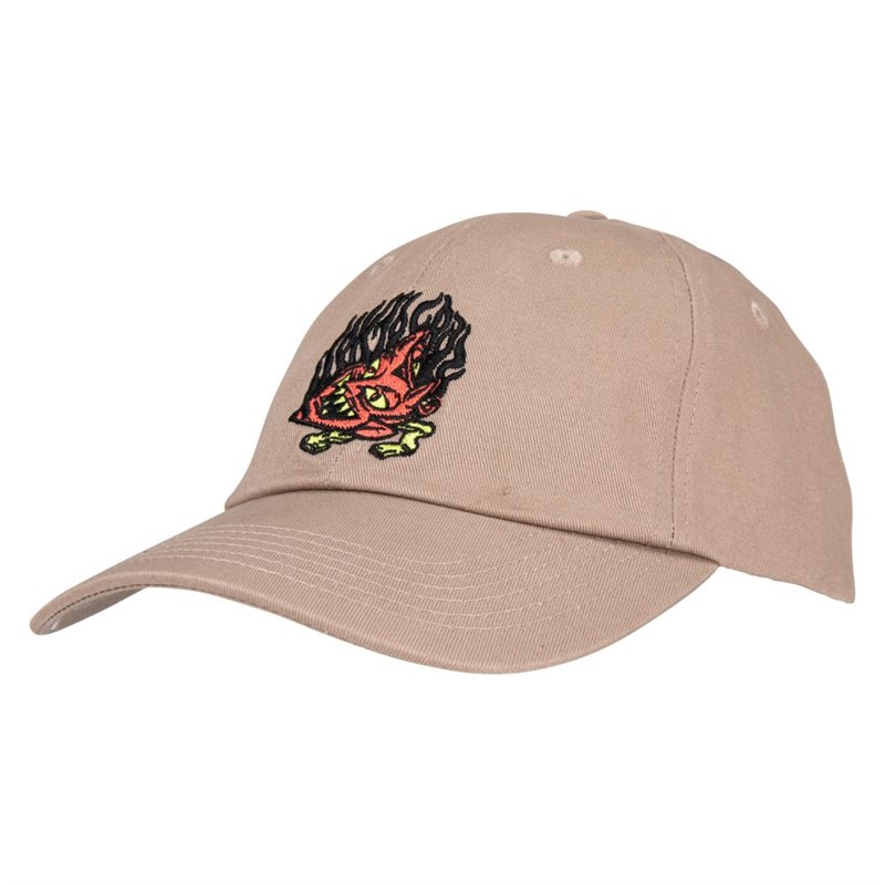 kšiltovka SANTA CRUZ - Delfino Devil Mask Cap Taupe (TAUPE) velikost: OS