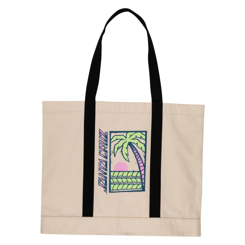 kabelka SANTA CRUZ - Palm Strip Tote Womens Bag Natural (NATURAL)