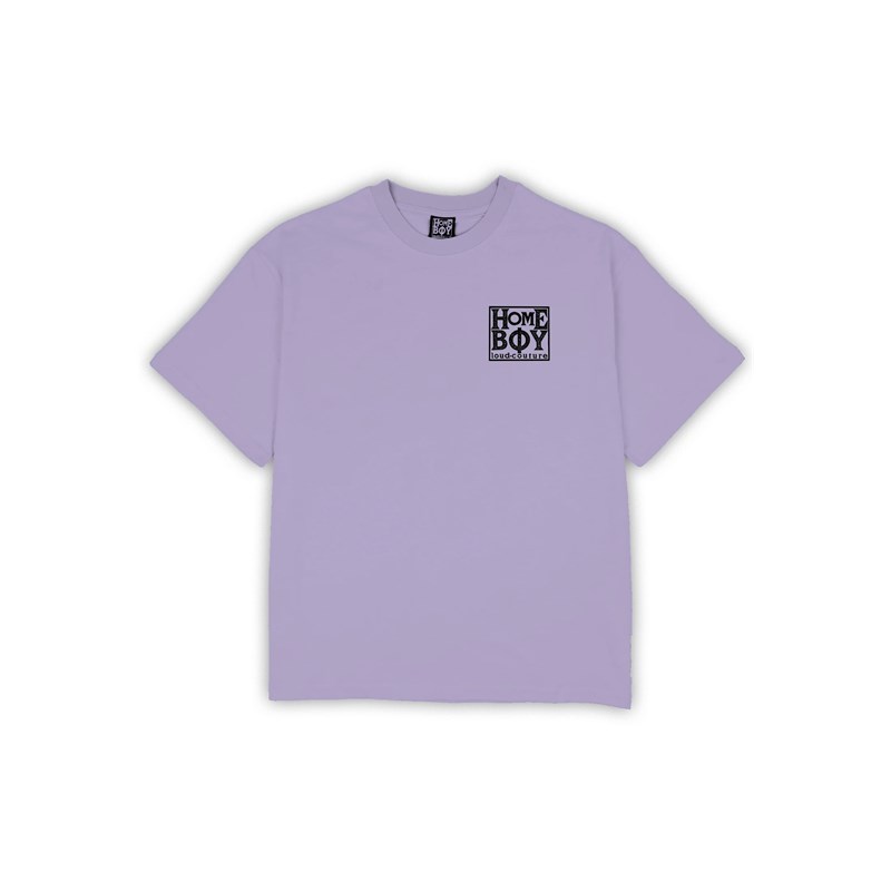 triko HOMEBOY - Old School Tee Lilac (LILAC-21) velikost: S