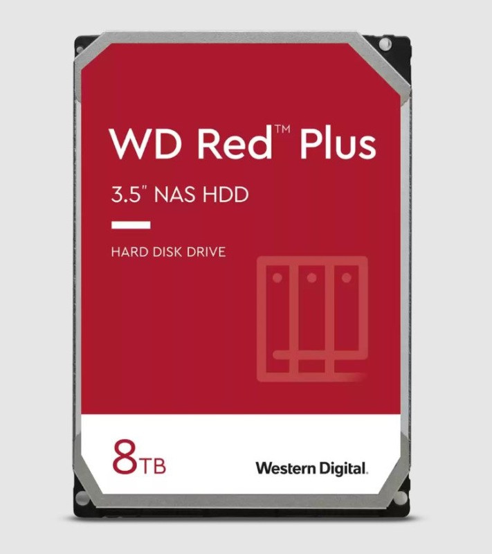 WD RED PLUS NAS WD80EFPX/8TB/3.5