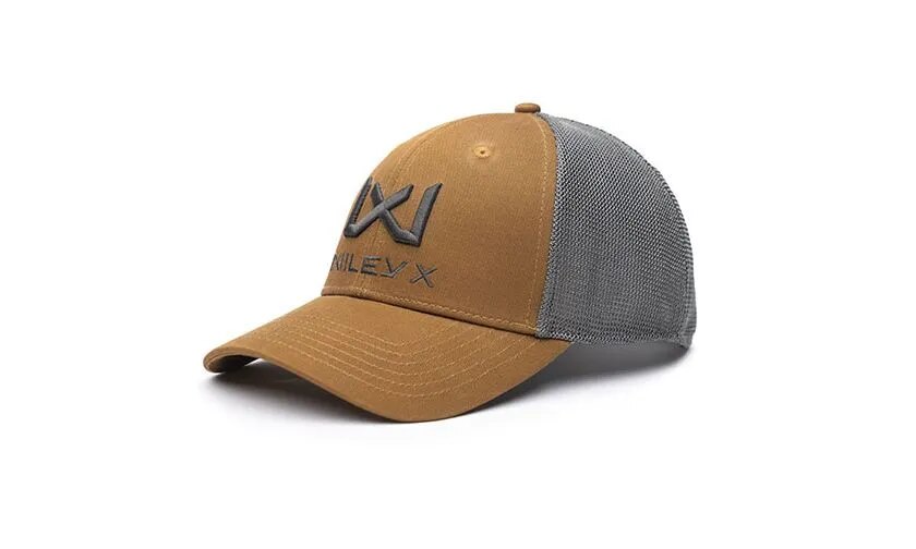 Kšiltovka Trucker Cap Logo WX WileyX® – Dark Grey, Tan/Grey (Barva: Tan/Grey, Varianta: Dark Grey)