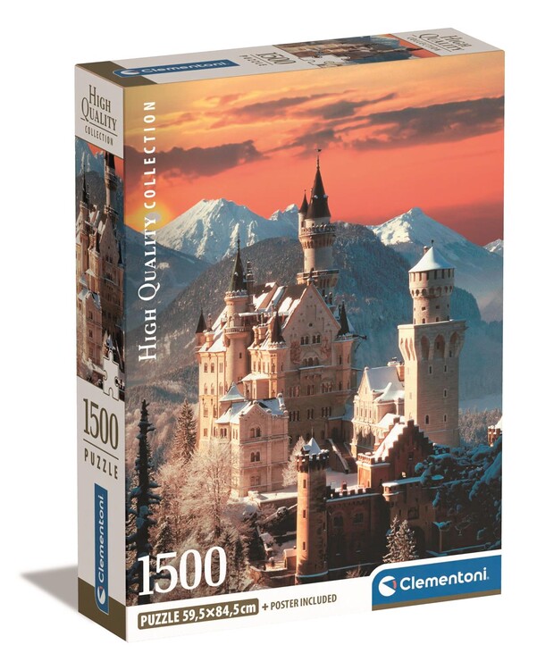 CLEMENTONI Puzzle Compact Box - Neuschwanstein Castle